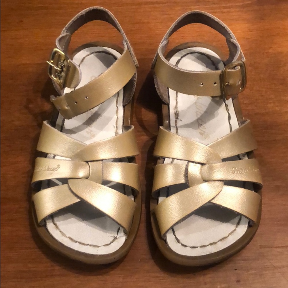 Saltwater Sandals Gold